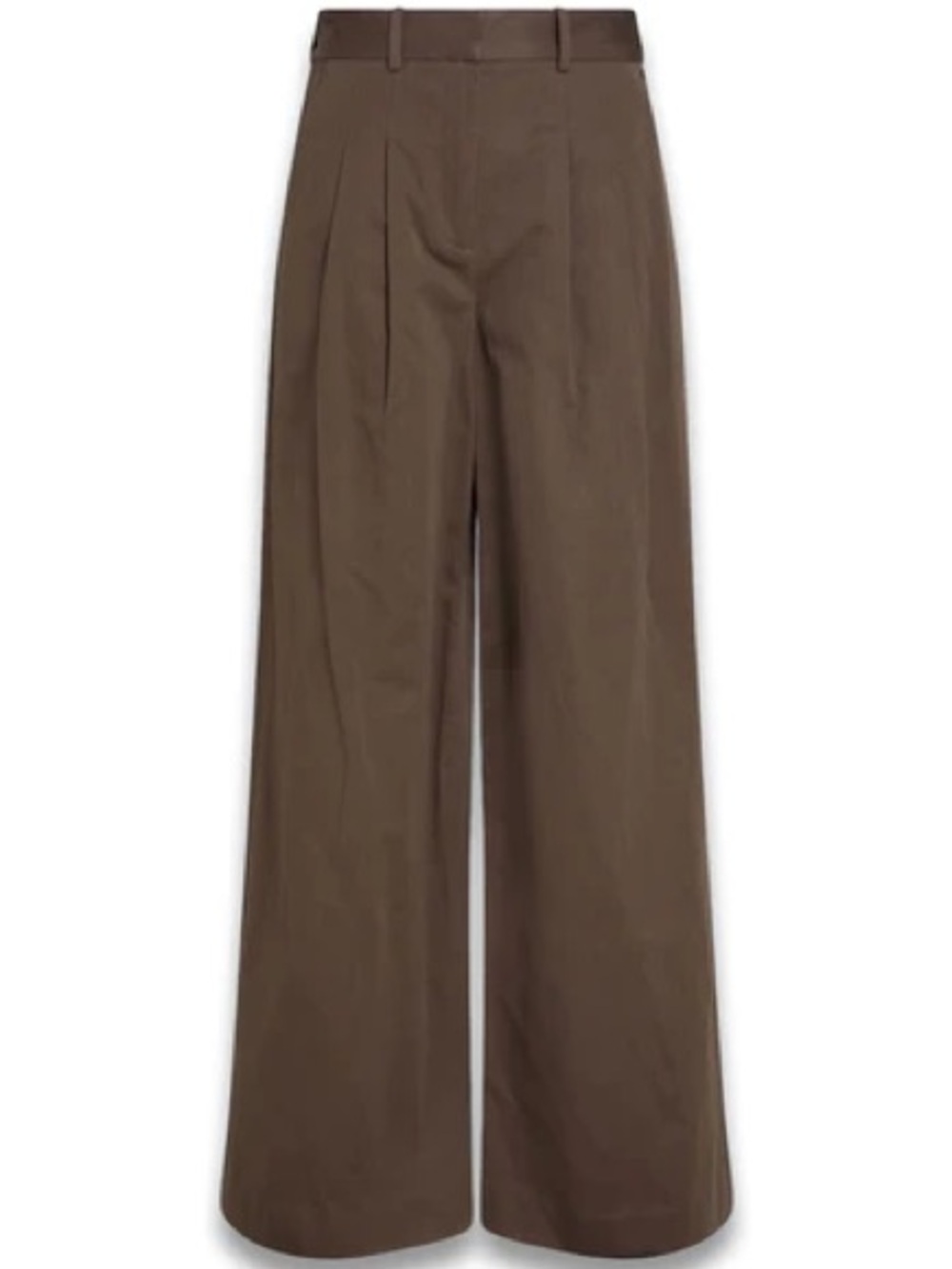 Derek Lam Crosby High-Waist Wide-Leg Pants